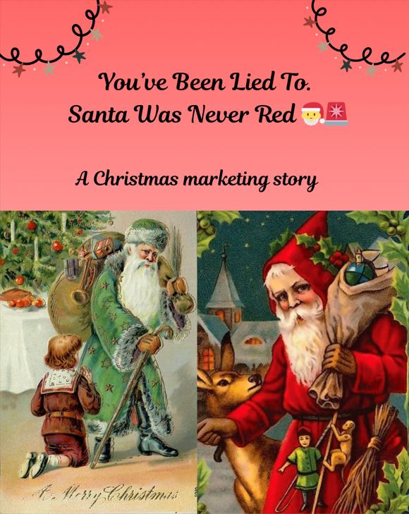 santa was never red