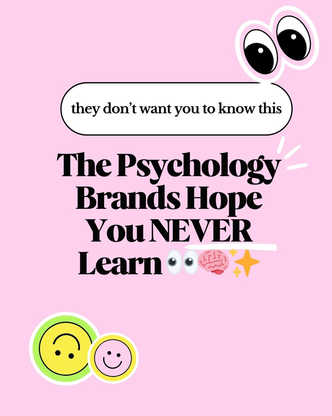 cover image of psychology brands dont want u to know