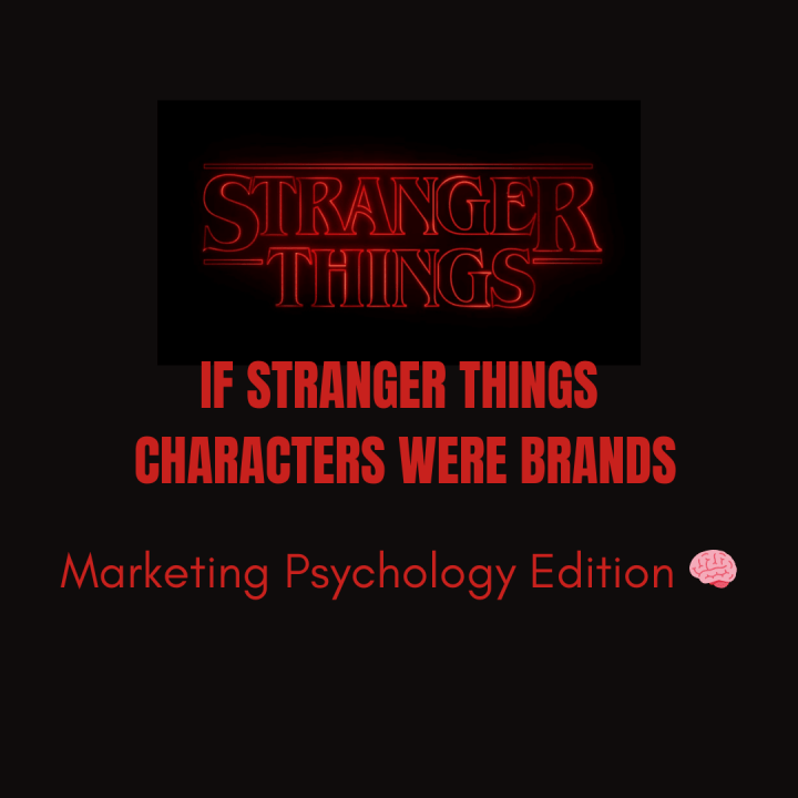 if stranger things characters were brands