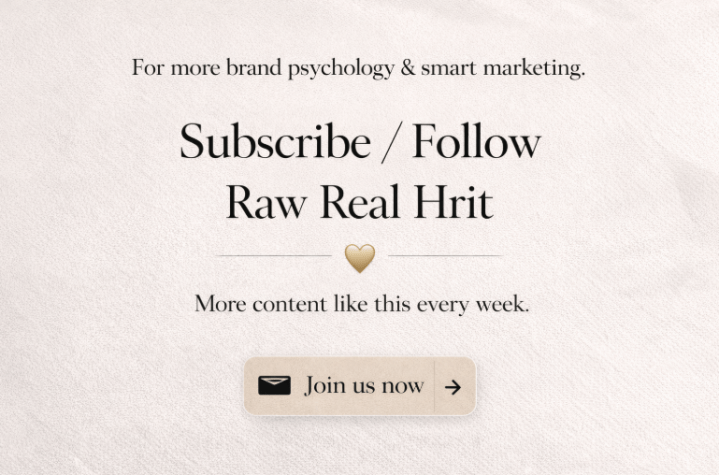 Subscribe / follow Raw Real Hrit