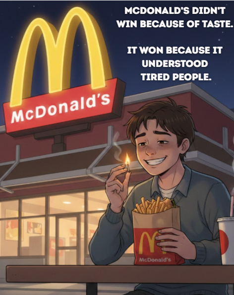 mcd understood tired people