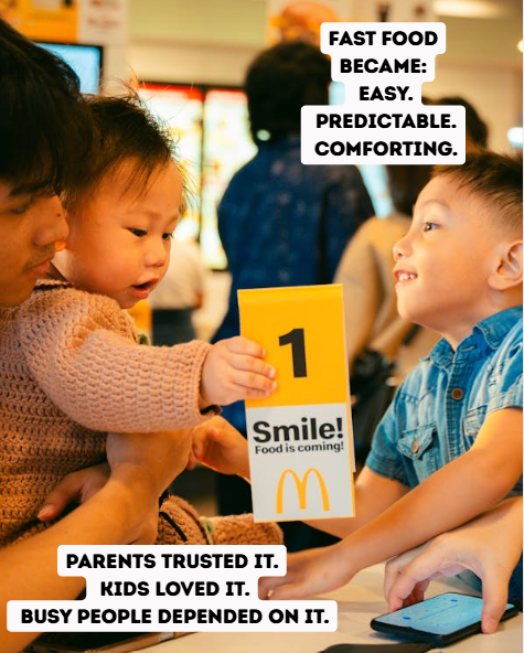 fast food became fast n convenient