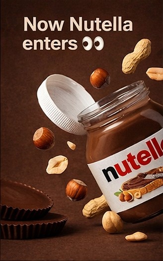 Now nutella enters